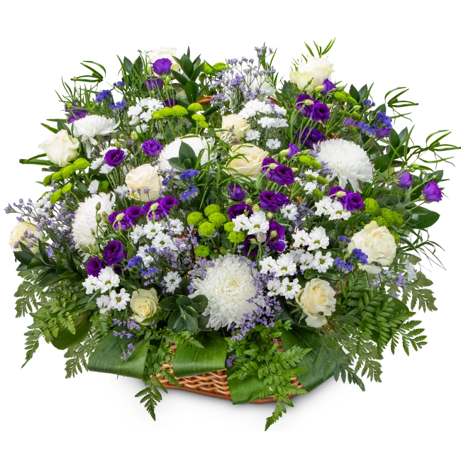 Smuteční květinový koš